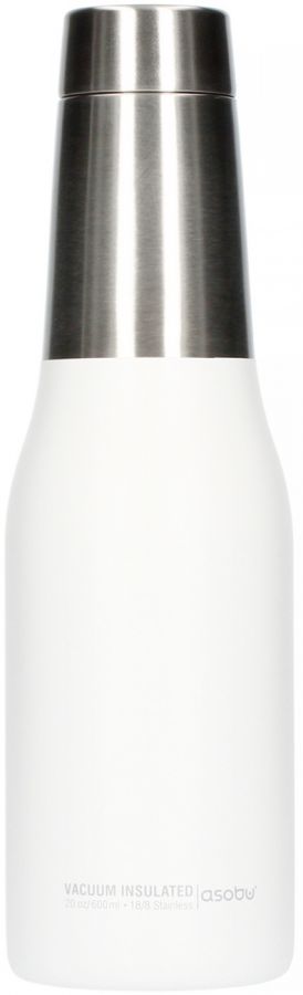 Asobu Asobu Oasis Water Bottle 600 ml, White