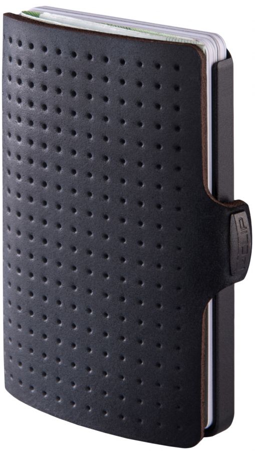 I-Clip Advantage Leather wallet, Black