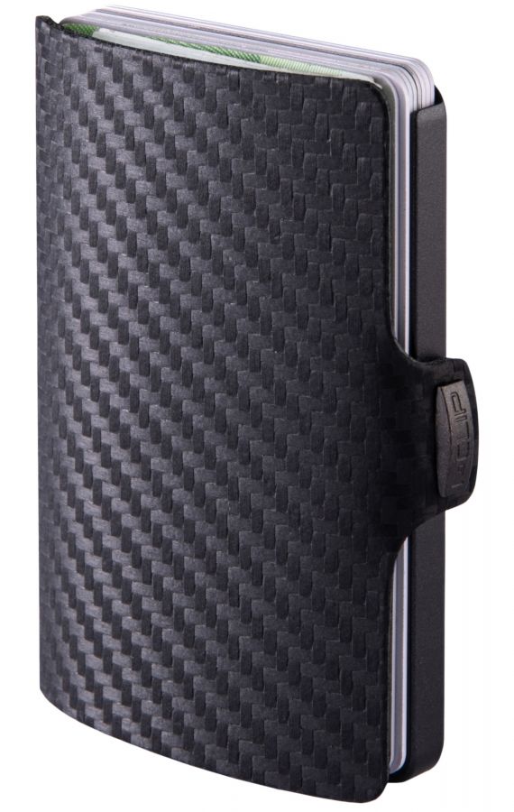 I-CLIP I-CLIP Carbon Fiber Black Leather Wallet
