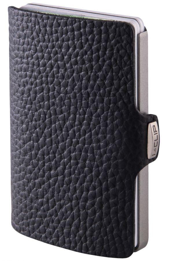 I-CLIP I-CLIP Pilot Leather Wallet, Black