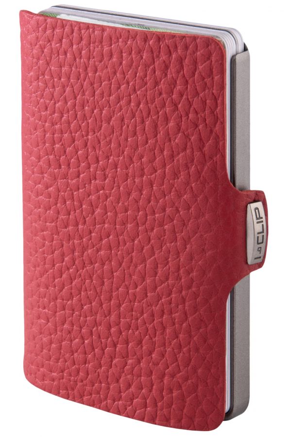 I-CLIP I-CLIP Pilot Leather Wallet, Red
