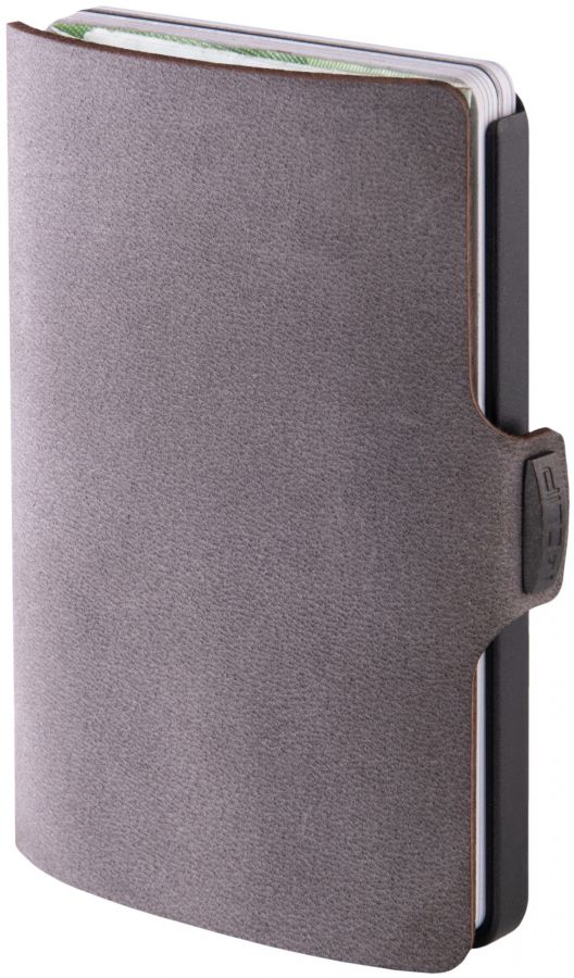 I-Clip I-Clip Soft Touch Leather Wallet, Slate