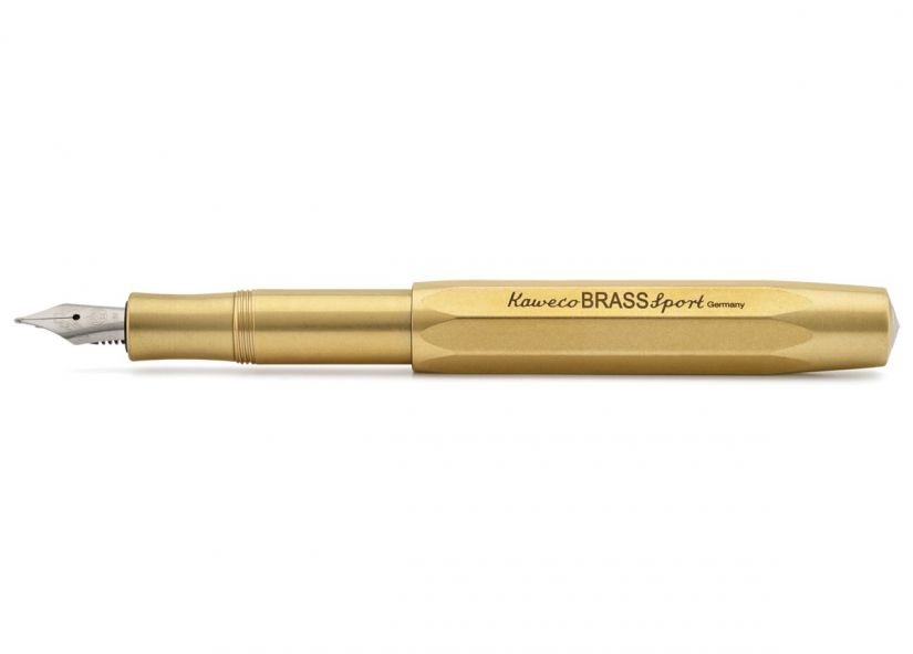 Kaweco Brass Sport Fountain Pen F, 0,7 mm
