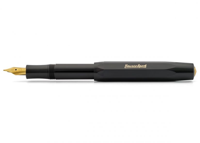 Kaweco Classic Sport Fountain Pen Black F, 0,7 mm