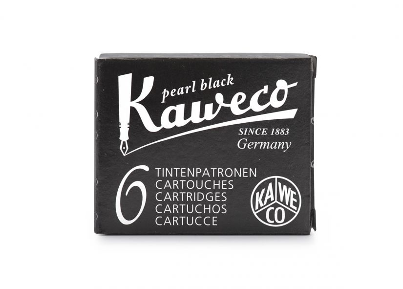 Kaweco Ink Cartridges 6-pack mustepaketti, musta
