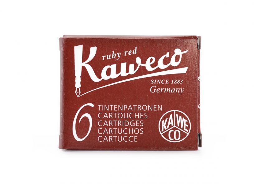 Kaweco Ink Cartridges 6-pack, Ruby Red
