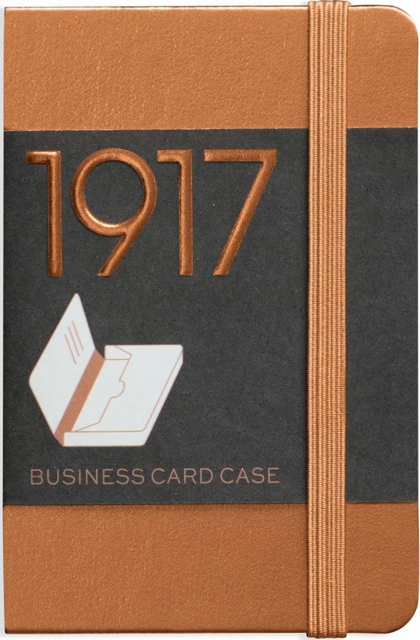 Leuchtturm Business Card Case, Copper