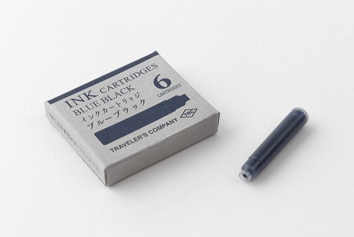 Traveler’s Company Cartridge for Brass Fountain Pen, mustesäiliö, sininen