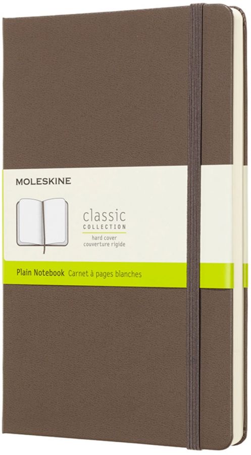 Moleskine Classic Large Notebook Plain, brown