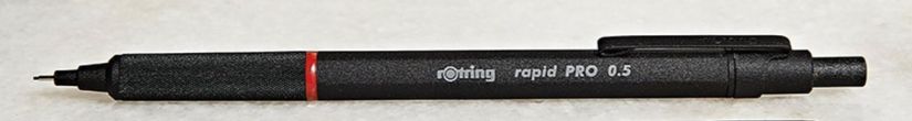 rOtring Rapid Pro Mechanical Pencil Matt black DB 2,0 mm lyijytäytekynä