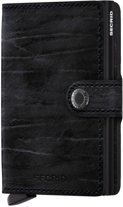 Secrid Miniwallet Blue Leather Wallet, Dutch Martin Night Blue