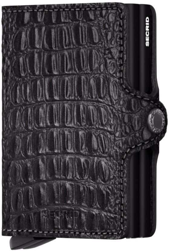 Secrid Secrid Twinwallet Leather Wallet, Nile Black