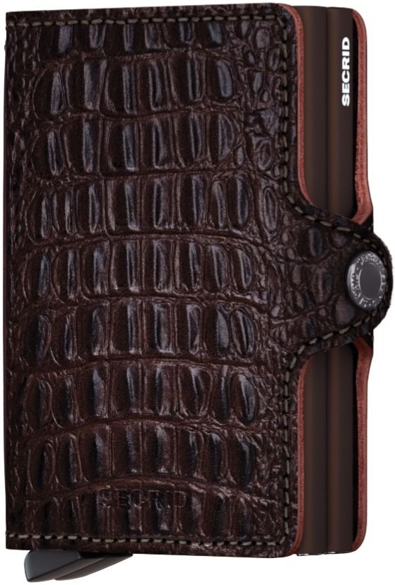 Secrid Secrid Twinwallet Leather Wallet, Nile Brown