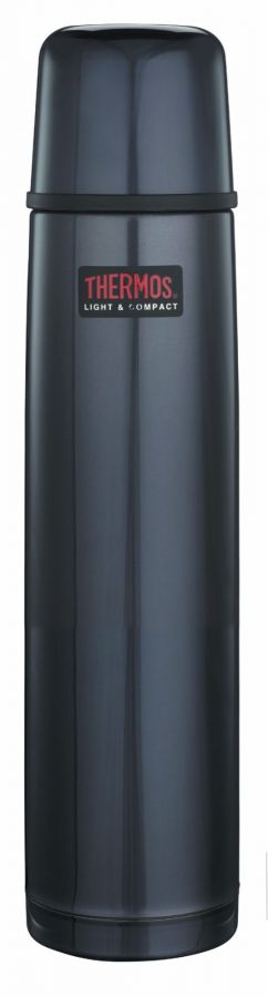 Thermos FBB 1000 ml Vacuum Insulated Bottle, Midnight Blue