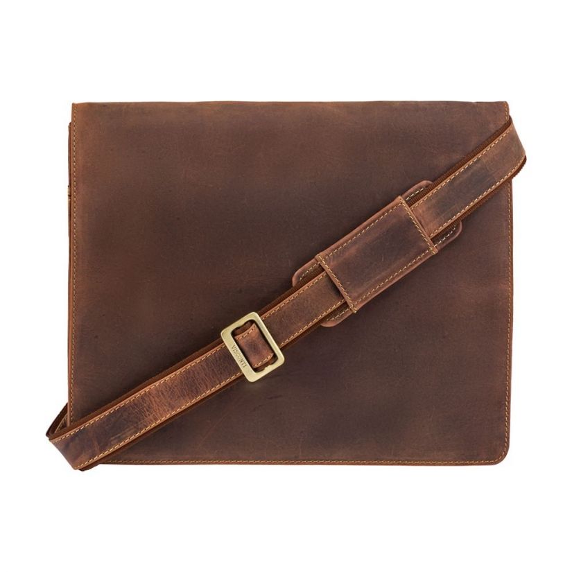 Visconti Harvard L messenger bag, light brown
