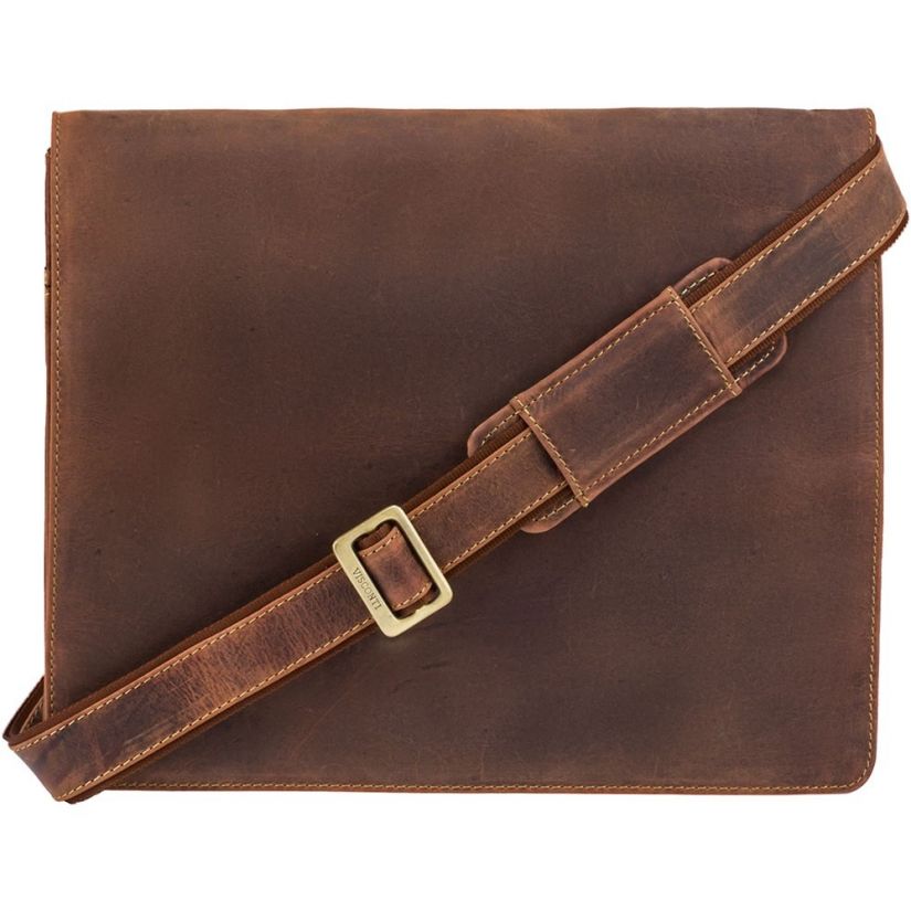 Visconti Harvard XL messenger bag, light brown
