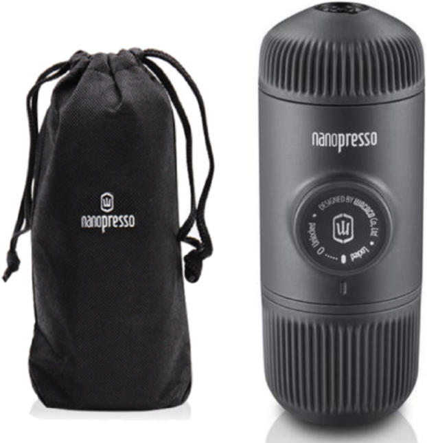 Wacaco Wacaco Nanopresso Portable Espresso Maker + Bag, Grey