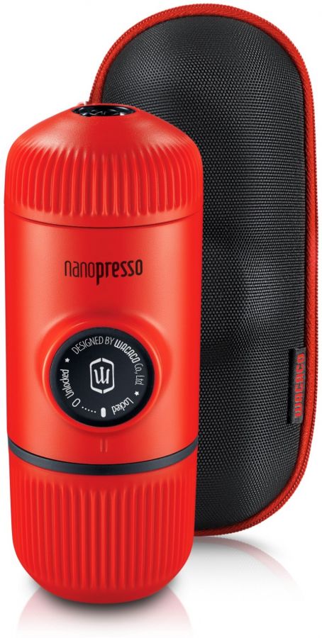 Wacaco Wacaco Nanopresso Elements Lava Red - Portable Espresso Maker + Protective Case