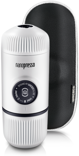 Wacaco Wacaco Nanopresso Elements Chill White - Portable Espresso Maker + Protective Case