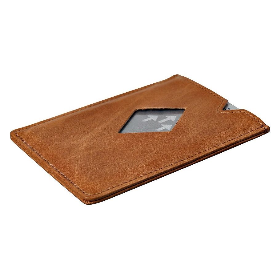 Exentri City Leather Wallet, Sand
