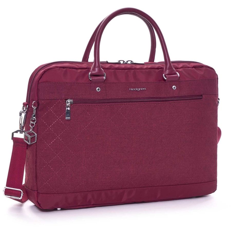 Hedgren Diamond Star Opal Attache Business Bag 13", Windsor Wine