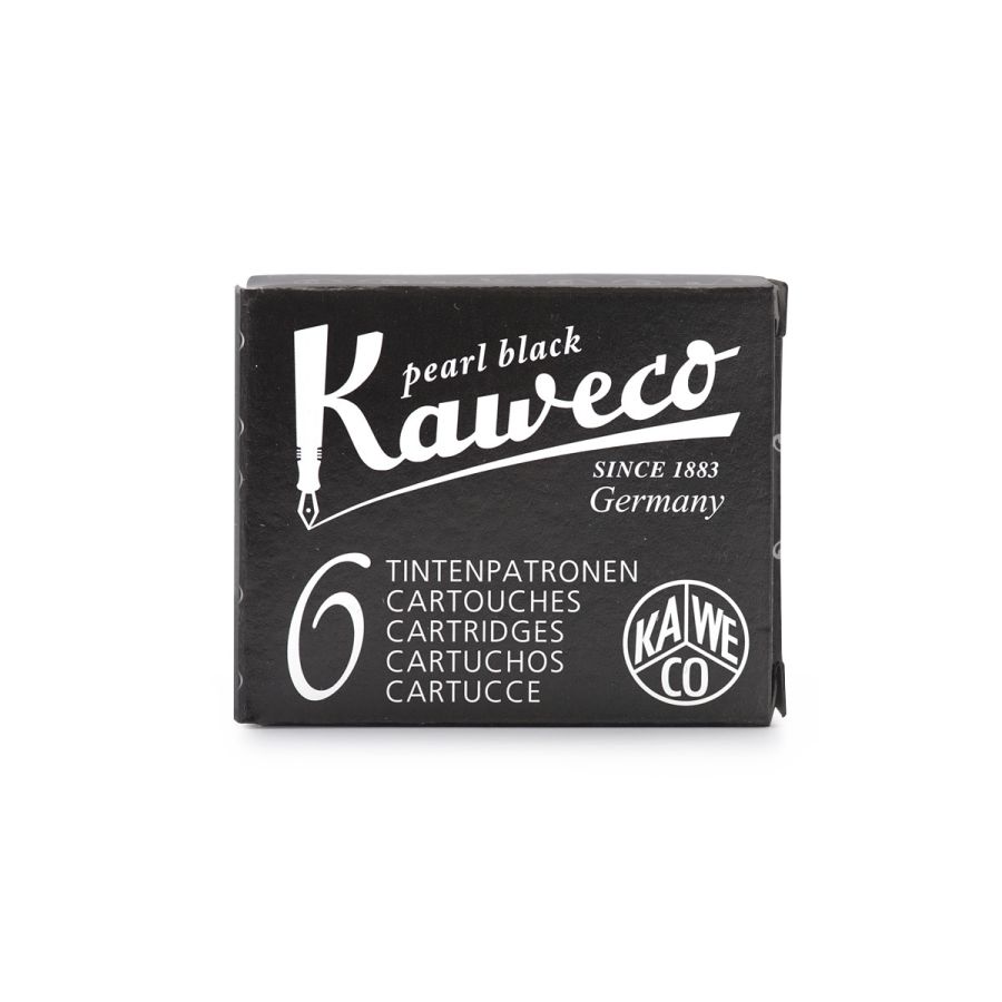 Kaweco Ink Cartridges 6-pack mustepaketti, musta