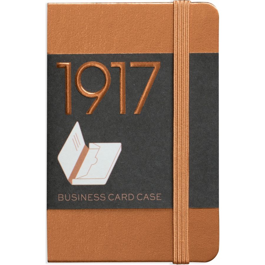Leuchtturm Business Card Case, Copper