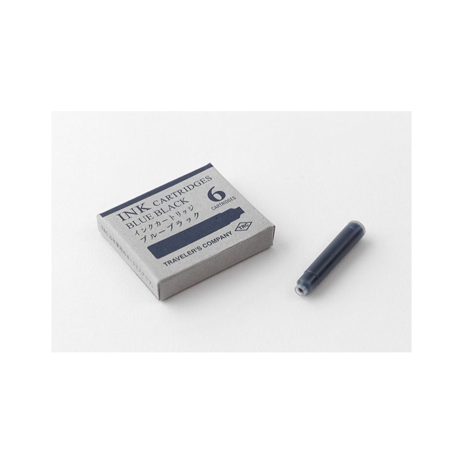 Traveler’s Company Cartridge for Brass Fountain Pen, blue