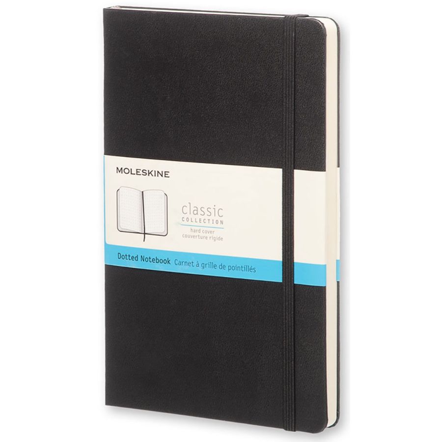 Moleskine Classic Large Notebook Dotted, black