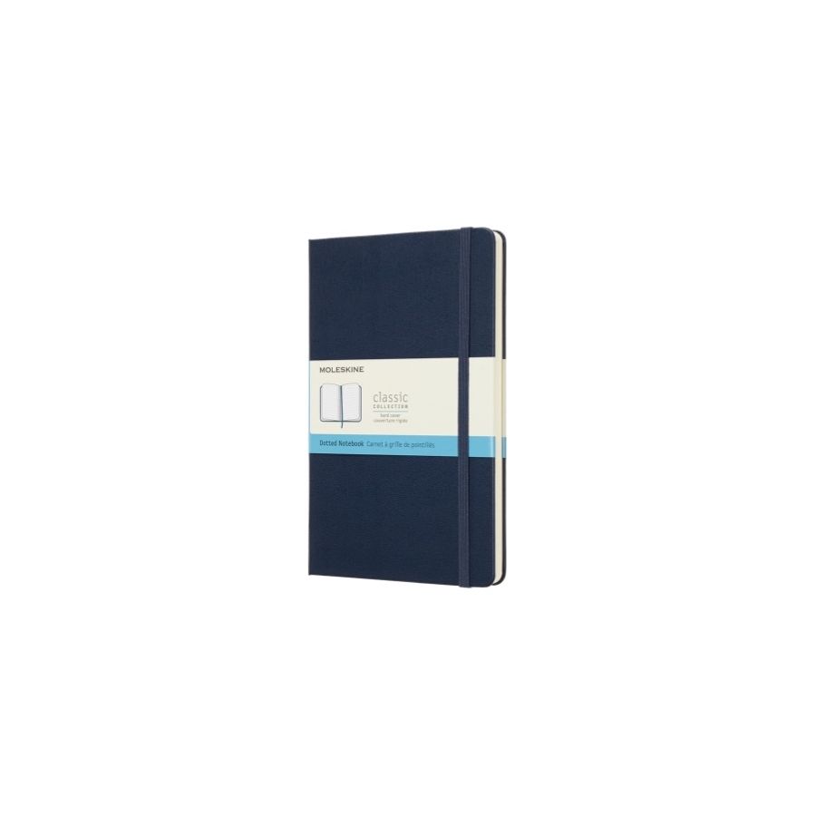 Moleskine Classic Large Notebook Dotted, blue