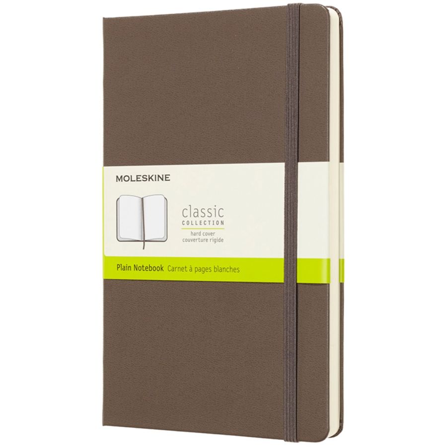 Moleskine Classic Large Notebook Plain, brown