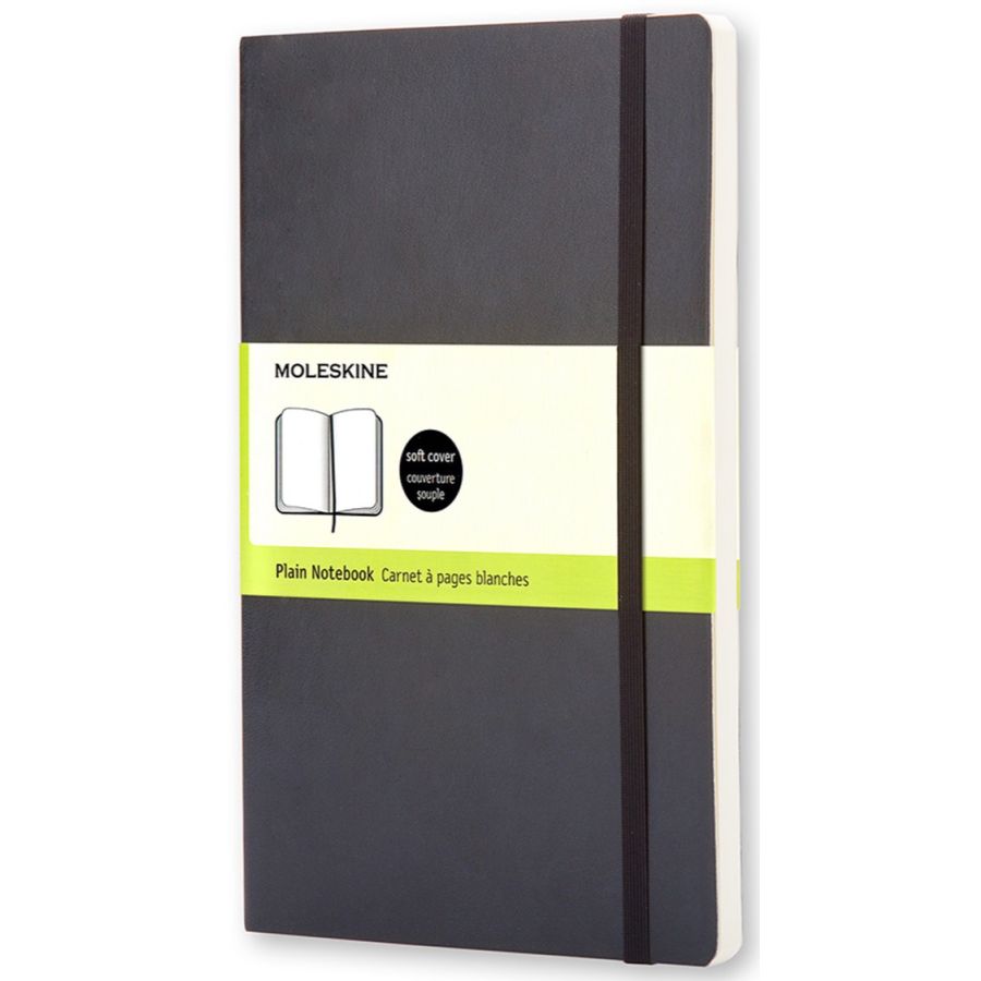 Moleskine Classic Pocket Notebook Plain, black