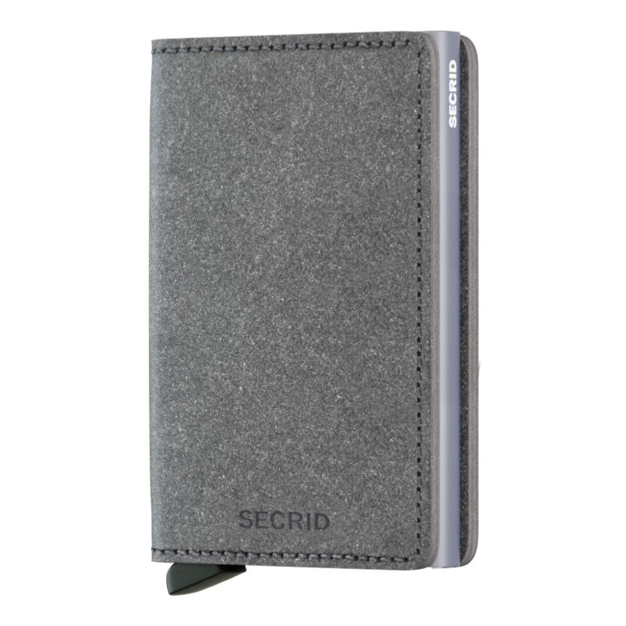 Secrid Slimwallet Leather Wallet, Recycled Stone