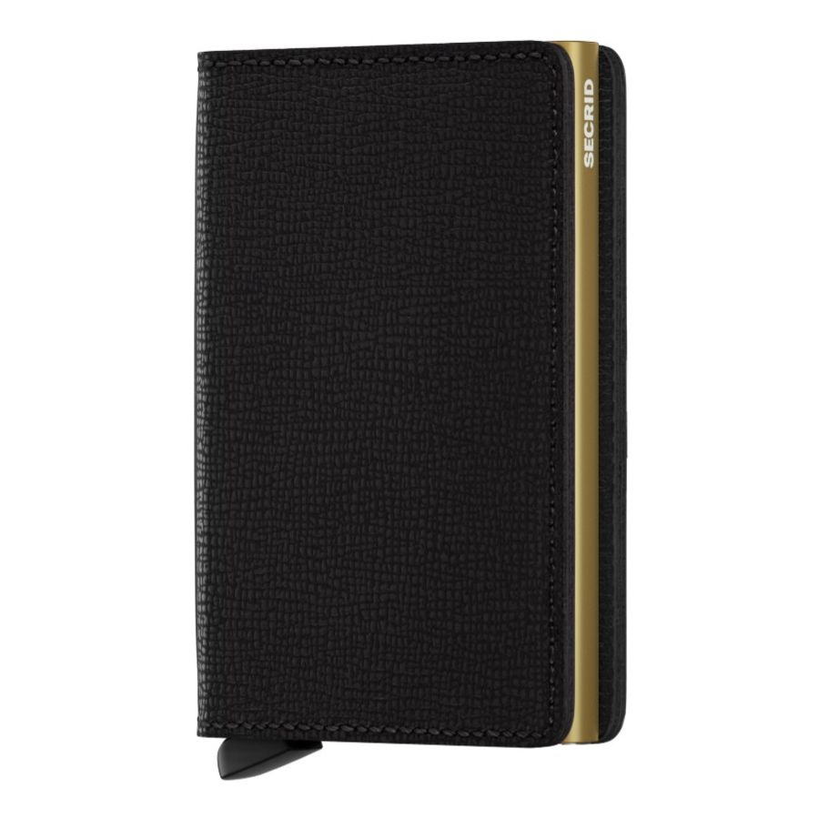 Secrid Slimwallet lompakko, crisple black-gold