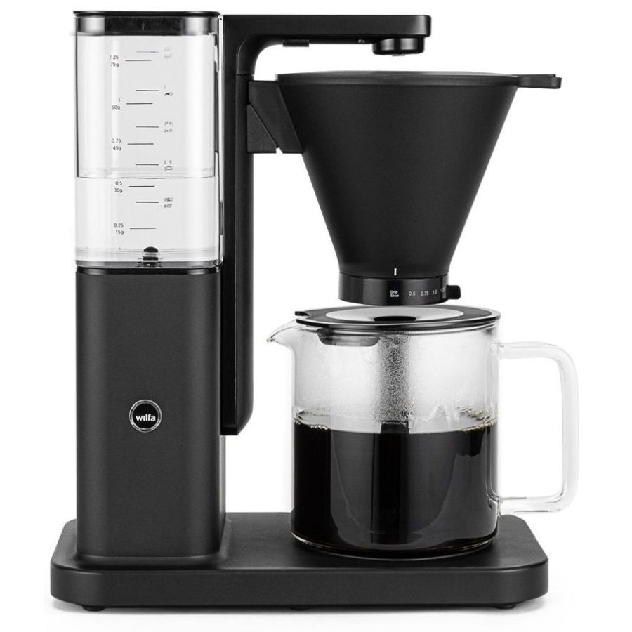 Wilfa Zense Alux Coffee Maker CM10AB-M125 1,25 l, Black Aluminum