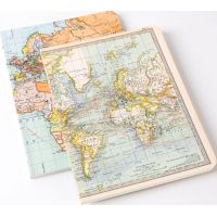 Cavallini & Co. Notebooks Vintage Maps, 2 pcs