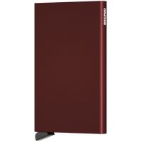 Secrid Cardprotector Aluminium Wallet, Bordeaux