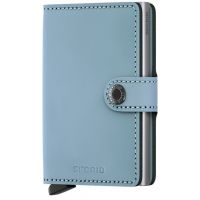 Secrid Miniwallet Leather Wallet, Matte Blue