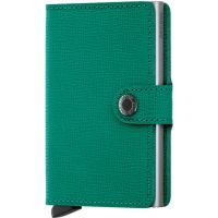 Secrid Miniwallet Leather Wallet, Crisple Emerald