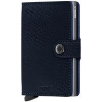 Secrid Miniwallet Leather Wallet, Rango Blue-Titanium