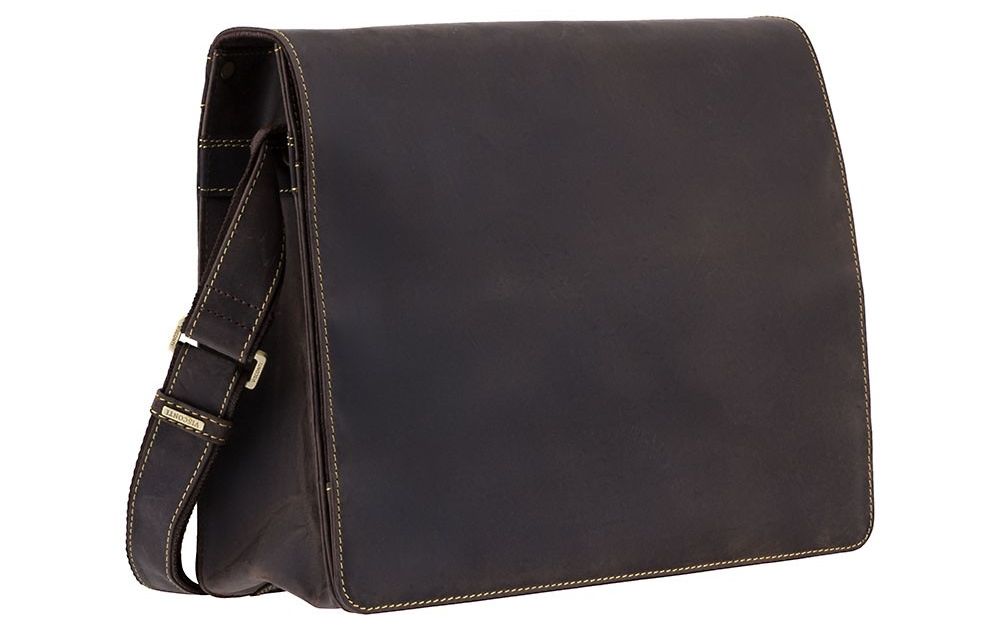 visconti leather messenger bag