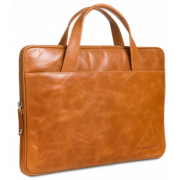 dbramante1928 Silkeborg 13" Golden Tan Leather Laptop Bag
