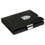 Exentri Leather Wallet (RFID-Block), Black