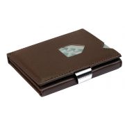 Exentri Leather RFID-suojattu lompakko, ruskea