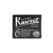 Kaweco Ink Cartridges 6-pack, Pearl Black