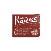 Kaweco Ink Cartridges 6-pack, Ruby Red