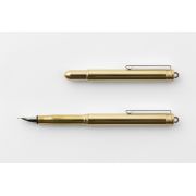 Traveler’s Company Brass Fountain Pen, solid brass