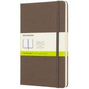 Moleskine Classic Large kovakantinen muistikirja, ruskea