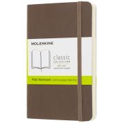 Moleskine Classic Pocket Notebook Plain, brown