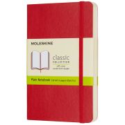 Moleskine Classic Pocket Notebook Plain, red